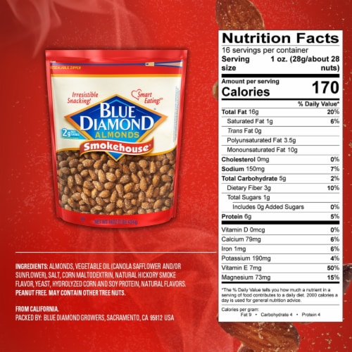 Blue Diamond® Smokehouse Almonds Perspective: bottom