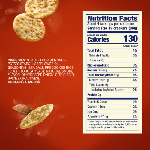 Blue Diamond Smokehouse Nut-Thins Crackers Perspective: bottom