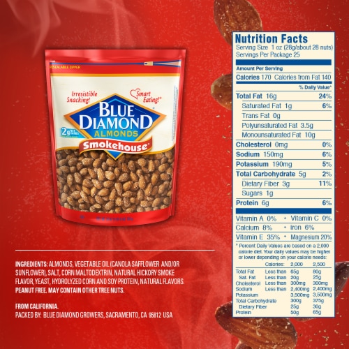 Blue Diamond® Smokehouse Almonds Perspective: bottom