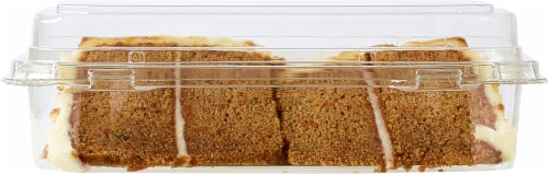 Bakery Fresh Goodness 2 Slice Carrot Cake with Cream Cheese Icing Perspective: bottom