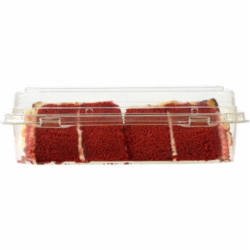 Bakery Fresh Goodness Red Velvet Cake Slices Perspective: bottom
