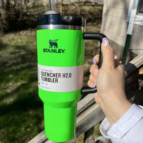Stanley Neon Quencher H2.0 Flowstate 40oz Tumbler, 40oz