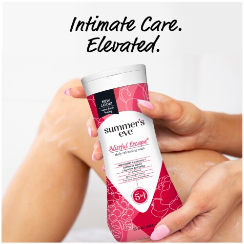 Summer's Eve Blissful Escape Cleansing Intimate Wash Perspective: bottom