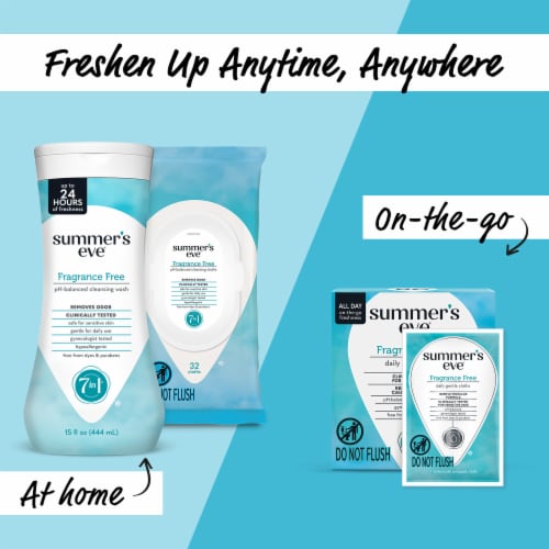 Summer's Eve Fragrance Free Cleansing Intimate Wash Perspective: bottom