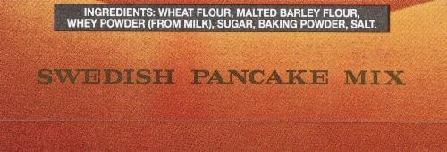 Lund's® Swedish Pancake Mix Perspective: bottom