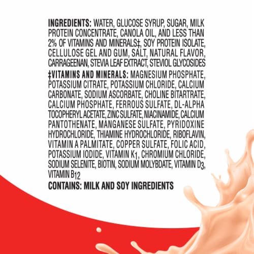BOOST Original Ready to Drink Strawberry Protein Shake Multipack Perspective: bottom