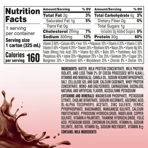 BOOST Max Men's Ready to Drink Chocolate Protein Shake Multipack Perspective: bottom