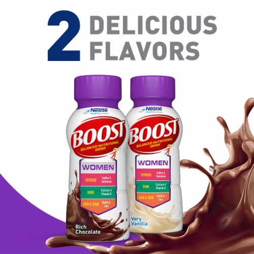 Boost® Women's Rich Chocolate Nutritional Drink Perspective: bottom