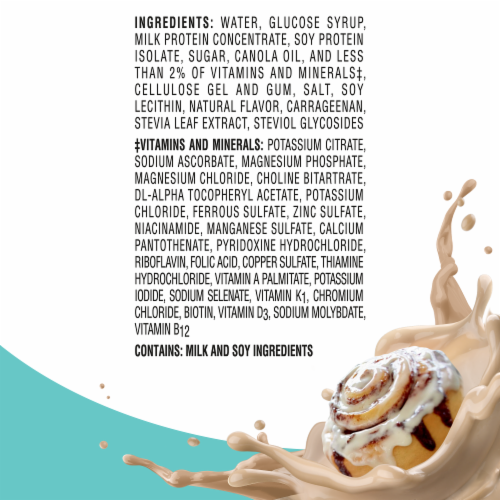 BOOST High Protein Ready to Drink Cinnabon Protein Shake Multipack Perspective: bottom