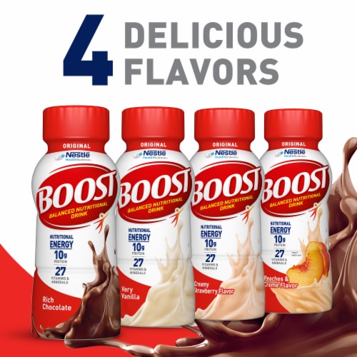 Boost Original Rich Chocolate Nutritional Drink Perspective: bottom