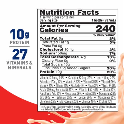 Boost® Original Creamy Strawberry Balanced Nutritional Drinks Perspective: bottom