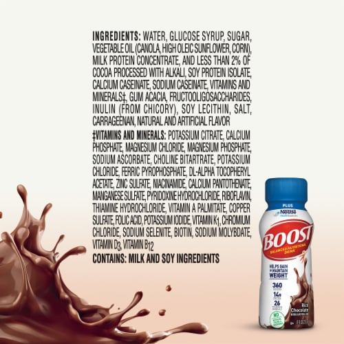 Boost® Plus Rich Chocolate Balanced Nutritional Drink Perspective: bottom