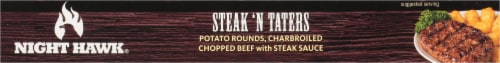 Night Hawk® Steak 'N Taters Frozen Meal Perspective: bottom