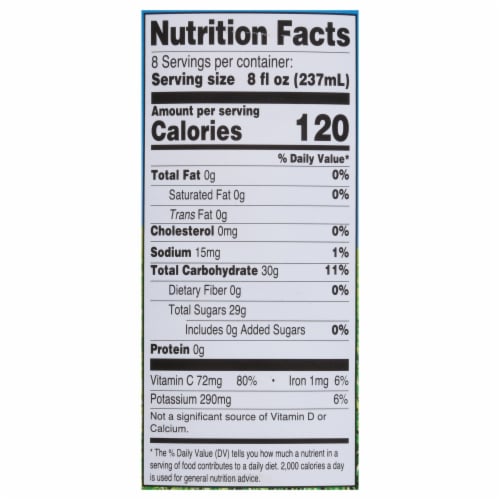 Langers No Sugar Added Apple 100% Juice from Concentrate 64 fl oz Perspective: bottom