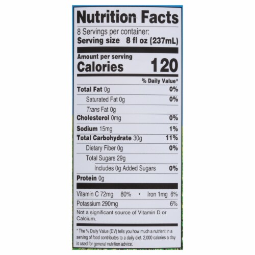 Langers No Sugar Added Apple 100% Juice from Concentrate 64 fl oz Perspective: bottom