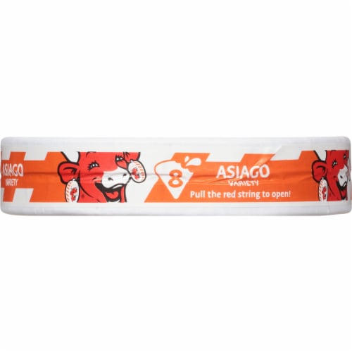 The Laughing Cow® Creamy Asiago Spreadable Cheese Wedges Perspective: bottom