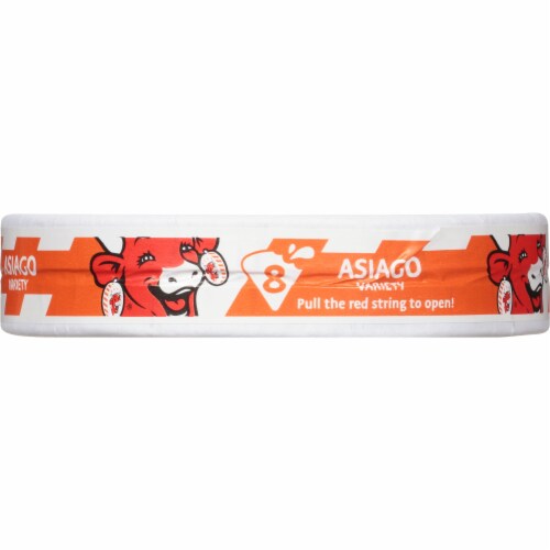 The Laughing Cow® Creamy Asiago Spreadable Cheese Wedges Perspective: bottom
