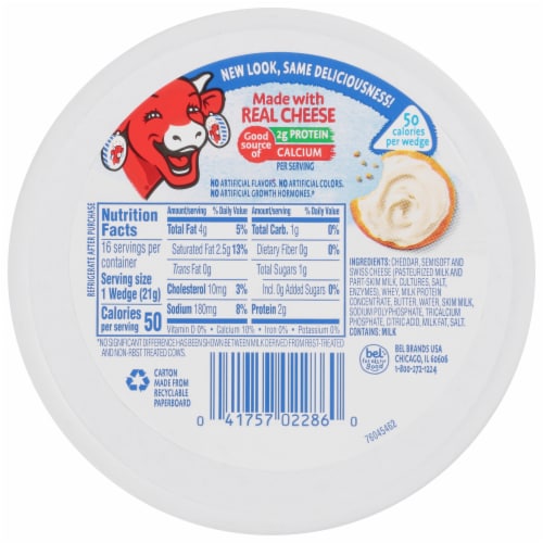 The Laughing Cow Double Pack Creamy Original Cheese Spread Perspective: bottom