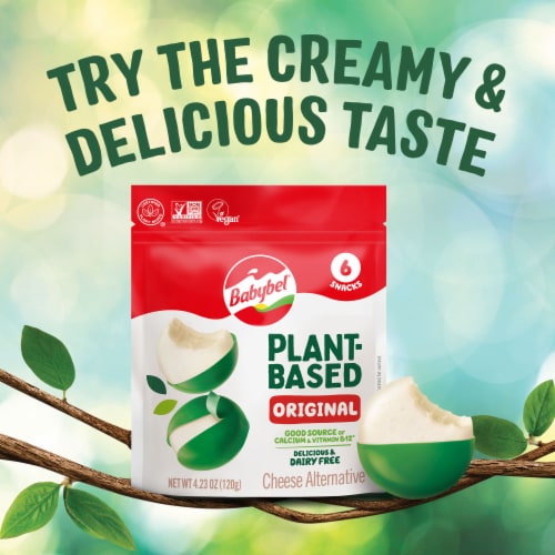 Babybel® Plant-Based Vegan Original Snack Cheese Perspective: bottom