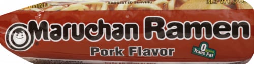 Maruchan® Pork Flavor Ramen Noodle Soup Perspective: bottom