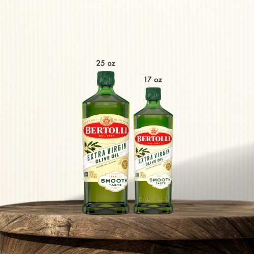 Bertolli Extra Virgin Olive Oil Smooth Taste, 16.9 fl oz Perspective: bottom
