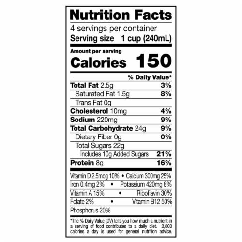 TruMoo 1% Lowfat Chocolate Milk Perspective: bottom