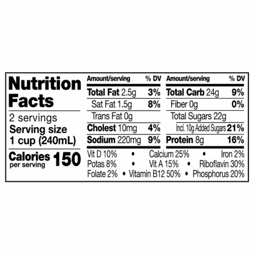 TruMoo 1% Lowfat Chocolate Milk Perspective: bottom