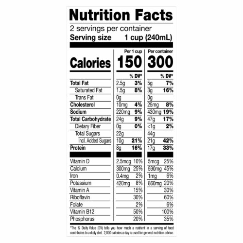 TruMoo 1% Lowfat Chocolate Milk Perspective: bottom