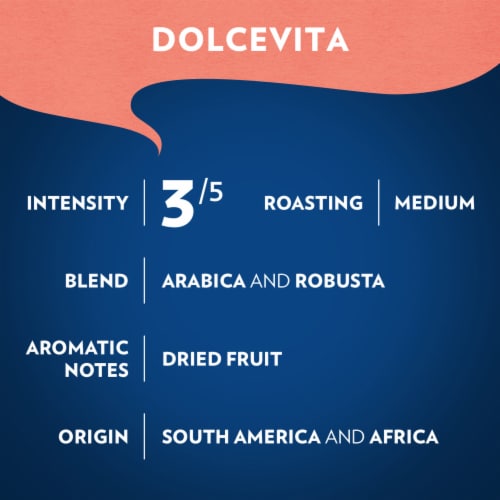 LavAzza Dolcevita Classico Medium Roast Ground Coffee Perspective: bottom