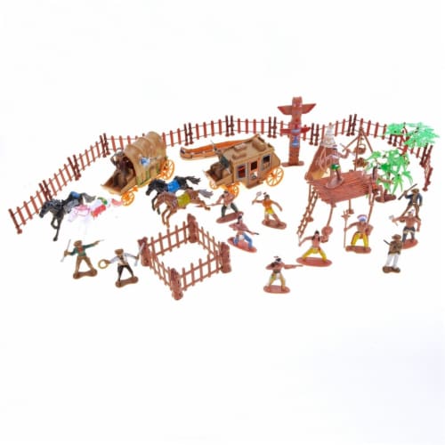 Cowboy and shop indian playsets