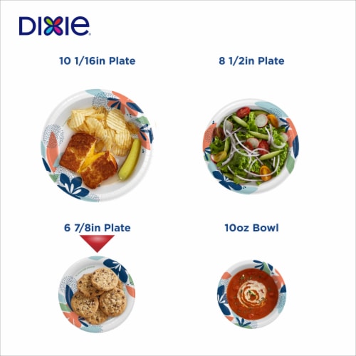 Dixie® 7-Inch Paper Plates Perspective: bottom