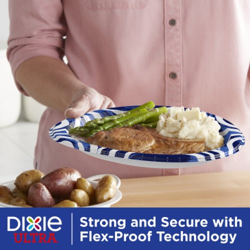 Dixie Ultra® Compostable 10-Inch Paper Plates Perspective: bottom