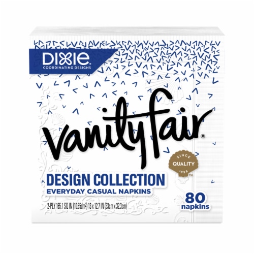 Vanity Fair Design Collection Everyday Casual Paper Napkins Perspective: bottom