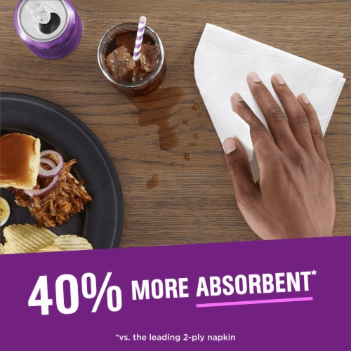 Vanity Fair® Extra Absorbent Premium Paper Napkins Perspective: bottom