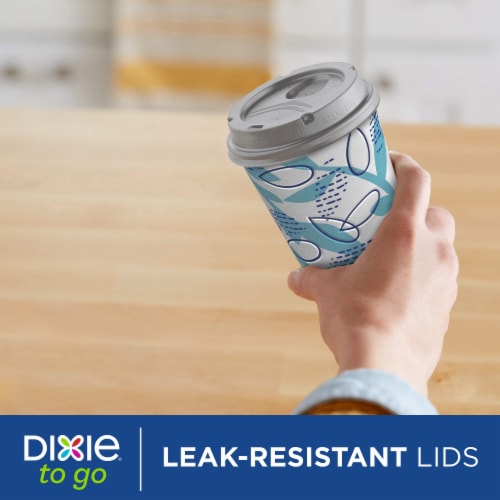 Hefty Hot Cups, To-Go, Leak Resistant Lids - 20 cups & lids