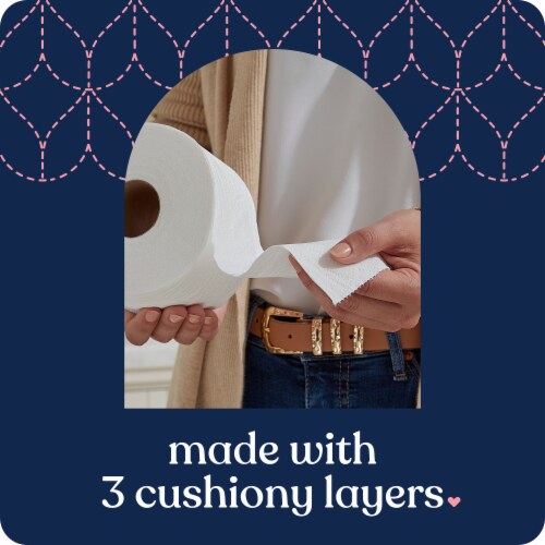 Quilted Northern Ultra Plush® Sweet Lilac & Vanilla Scented Tube Soft Toilet Paper Perspective: bottom