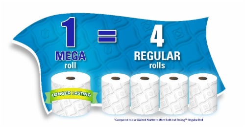 Quilted Northern Ultra Soft & Strong Mega Roll Bath Tissue Perspective: bottom