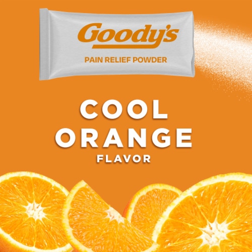Goody's Cool Orange Pain Relief Powders Perspective: bottom