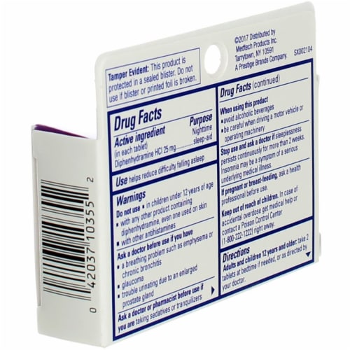 Sominex Nighttime Sleep-Aid, Non-Habit Forming, Original Formula, 16 Count (Pack of 1) Perspective: bottom