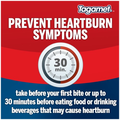 Tagamet Cimetidine Acid Reducer Heartburn Relief Tablets 200mg Perspective: bottom