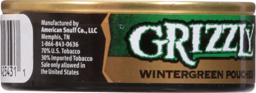 Grizzly Wintergreen Pouches Perspective: bottom