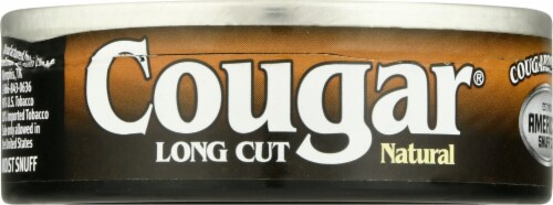 American Snuff Co. Cougar® Natural Long Cut Perspective: bottom