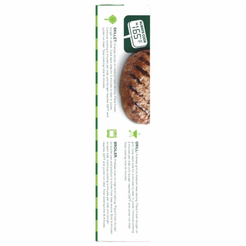 Jennie-O® Frozen Seasoned Turkey Burgers Perspective: bottom