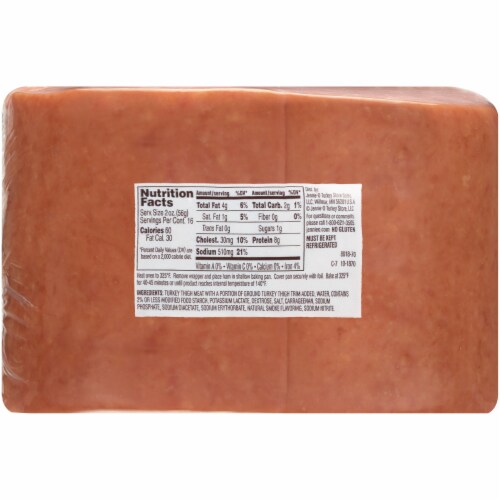 Jennie-O Extra Lean Turkey Ham Perspective: bottom