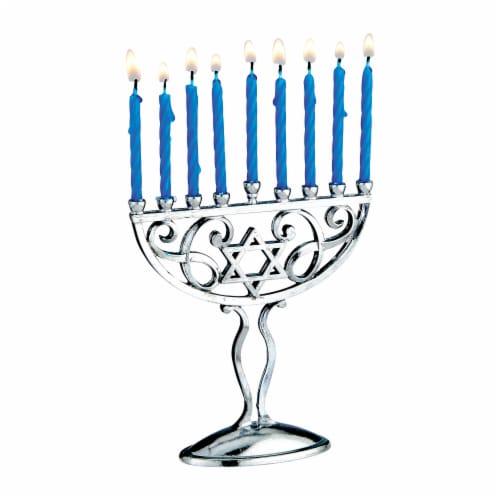 MINI MENORAH SET W/MINI CANDLES Perspective: bottom