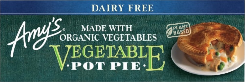 Amy's® Vegetable Pot Pie Frozen Meal Perspective: bottom
