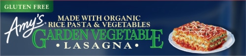 Amy's® Garden Vegetable Lasagna Frozen Meal Perspective: bottom