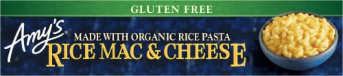 Amy's Gluten Free Rice Mac & Cheese Frozen Meal Perspective: bottom