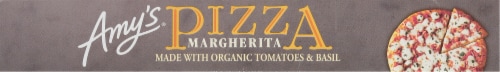 Amy's® Margherita Organic Wheat Thin Crust Frozen Pizza Perspective: bottom