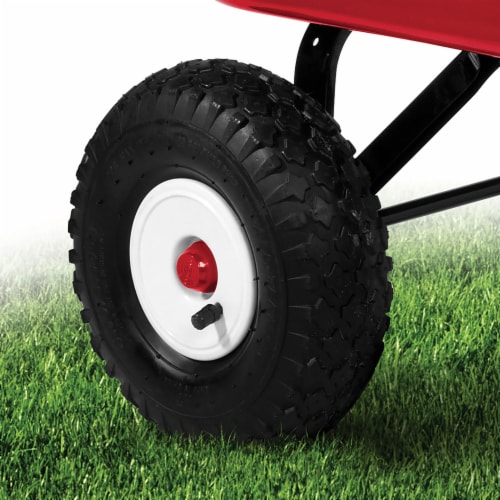 Radio Flyer 1800 Big Red Classic Extra Long Handle All Terrain Wheels Kids Wagon 1 Piece Harris Teeter